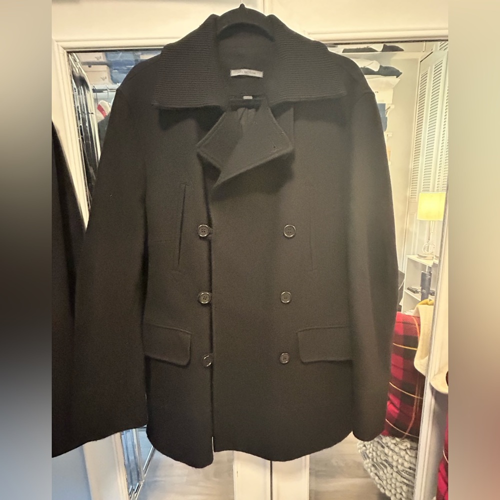 John Varvatos Made in Italy Wool Peacoat